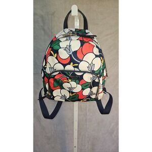 Kate Spade‎ New York floral nylon mini backpack navy white flower print